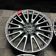 22 INCH FORGED WHEELS RIMS for MERCEDES BENZ G CLASS W465 G63 AMG 2025 custom fit OEM 10 double spokes black A4654011000