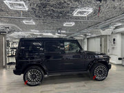 22 INCH FORGED WHEELS RIMS for MERCEDES BENZ G CLASS W465 G63 AMG 2025 custom fit OEM 10 double spokes black A4654011000
