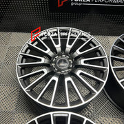 22 INCH FORGED WHEELS RIMS for MERCEDES BENZ G63 AMG 2025 W465 G CLASS custom fit buy OEM 10 double spokes black A4654011000