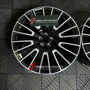 22 INCH FORGED WHEELS RIMS for MERCEDES-BENZ GLE COUPE C167 2022 custom fit W465 OEM WHEELS 10 double spokes black A4654011000