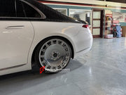 We manufactured premium quality forged wheels rims for our client's MERCEDES BENZ S CLASS S680 MAYBACH W223 2024&nbsp;with the following specifications:

WHEEL SIZE:

Front: 22 x 9 ET 30
Rear: 22 x 10.5 ET 42
PCD: 5 x 112
CB: 66.5
Weight: 17.8 kg (39.24 lbs) front / 17.9 kg (39.46 lbs) rear
Finish: Polished
Material: 6061-T6 Forged Aluminum
THIS WHEEL DESIGN CAN BE CUSTOM-MADE FOR YOUR CAR IN ANY SIZE AND COLOR OPTIONS
Available in monoblock, 2-piece, 3-piece, duoblock, beadlock
3D wheel renderings are prov
