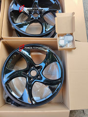 22 INCH FORGED WHEELS RIMS for PORSCHE CAYENNE E-HYBRID 9YA FACELIFT 2024 custom fit 522M