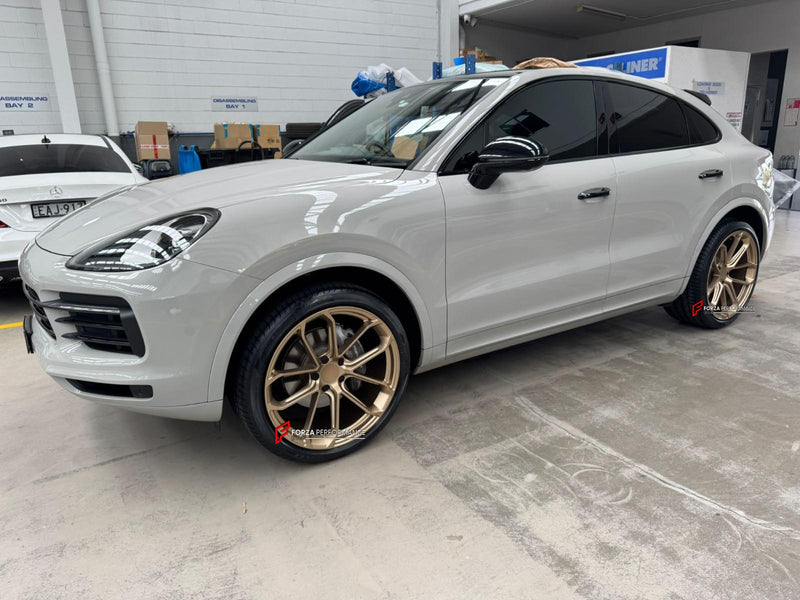 22 INCH FORGED WHEELS RIMS for PORSCHE CAYENNE COUPE E3 2024 GTS TURBO TURBO GT TURBO E-HYBRID