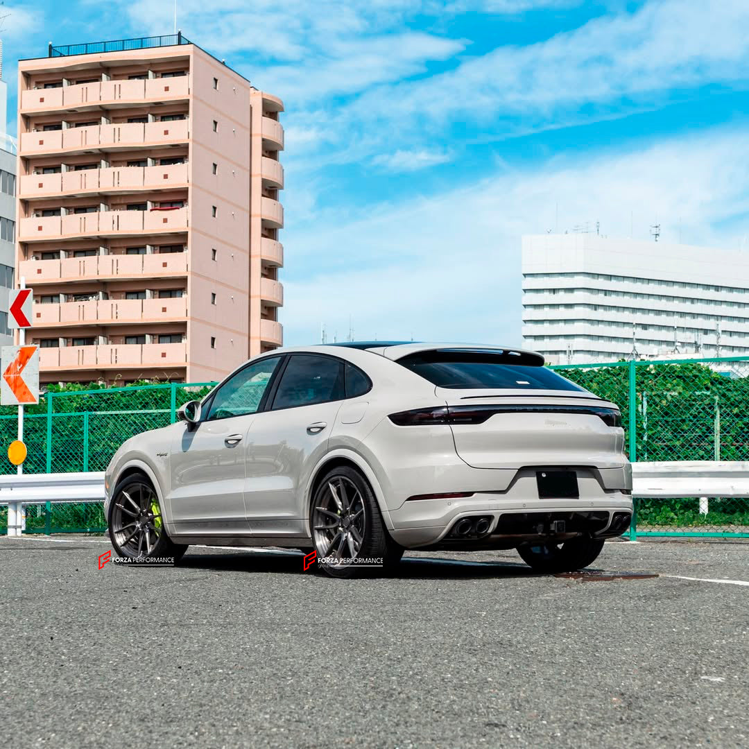 We manufacture premium quality forged wheels for PORSCHE CAYENNE COUPE E HYBRID 2023+&nbsp;in any design, size, color.

THIS WHEEL DESIGN CAN BE CUSTOM-MADE FOR YOUR CAR IN ANY SIZE AND COLOR OPTIONS
Available in monoblock, 2-piece, 3-piece, duoblock, beadlock
3D wheel renderings are provided according to the exact dimensions and specifications requested by the client, ensuring proper fitment for their car prior to production

OPTIONS:&nbsp;

Brushed, polished, chrome, dual-color, milled face&nbsp;&nbsp;
Fl
