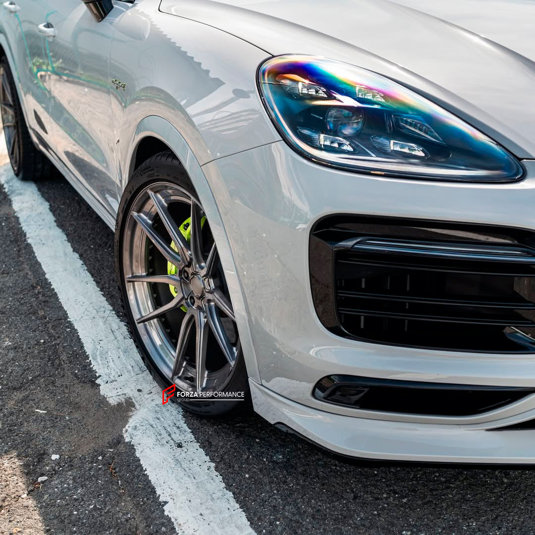 We manufacture premium quality forged wheels for PORSCHE CAYENNE COUPE E HYBRID 2023+&nbsp;in any design, size, color.

THIS WHEEL DESIGN CAN BE CUSTOM-MADE FOR YOUR CAR IN ANY SIZE AND COLOR OPTIONS
Available in monoblock, 2-piece, 3-piece, duoblock, beadlock
3D wheel renderings are provided according to the exact dimensions and specifications requested by the client, ensuring proper fitment for their car prior to production

OPTIONS:&nbsp;

Brushed, polished, chrome, dual-color, milled face&nbsp;&nbsp;
Fl