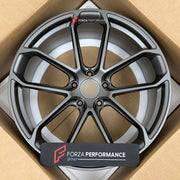 We manufacture premium quality forged wheels rims for Porsche CAYENNE GTS 2025 in any design, size, color.

WHEEL SIZE:

Front: 22 x 10 ET 48
Rear: 22 x 11.5 ET 52
PCD: 5 x 130
CB: 71.6
Finish: Satin Gunmetal
Material: 6061-T6 Forged Aluminum
THIS WHEEL DESIGN CAN BE CUSTOM-MADE FOR YOUR CAR IN ANY SIZE AND COLOR OPTIONS
Available in monoblock, 2-piece, 3-piece, duoblock, beadlock
3D wheel renderings are provided according to the exact dimensions and specifications requested by the client, ensuring proper f