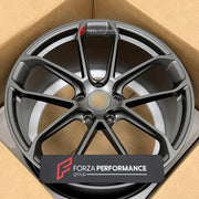 We manufacture premium quality forged wheels rims for Porsche CAYENNE GTS 2025 in any design, size, color.

WHEEL SIZE:

Front: 22 x 10 ET 48
Rear: 22 x 11.5 ET 52
PCD: 5 x 130
CB: 71.6
Finish: Satin Gunmetal
Material: 6061-T6 Forged Aluminum
THIS WHEEL DESIGN CAN BE CUSTOM-MADE FOR YOUR CAR IN ANY SIZE AND COLOR OPTIONS
Available in monoblock, 2-piece, 3-piece, duoblock, beadlock
3D wheel renderings are provided according to the exact dimensions and specifications requested by the client, ensuring proper f