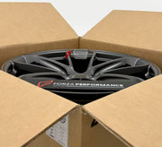 We manufacture premium quality forged wheels rims for Porsche CAYENNE GTS 2025 in any design, size, color.

WHEEL SIZE:

Front: 22 x 10 ET 48
Rear: 22 x 11.5 ET 52
PCD: 5 x 130
CB: 71.6
Finish: Satin Gunmetal
Material: 6061-T6 Forged Aluminum
THIS WHEEL DESIGN CAN BE CUSTOM-MADE FOR YOUR CAR IN ANY SIZE AND COLOR OPTIONS
Available in monoblock, 2-piece, 3-piece, duoblock, beadlock
3D wheel renderings are provided according to the exact dimensions and specifications requested by the client, ensuring proper f