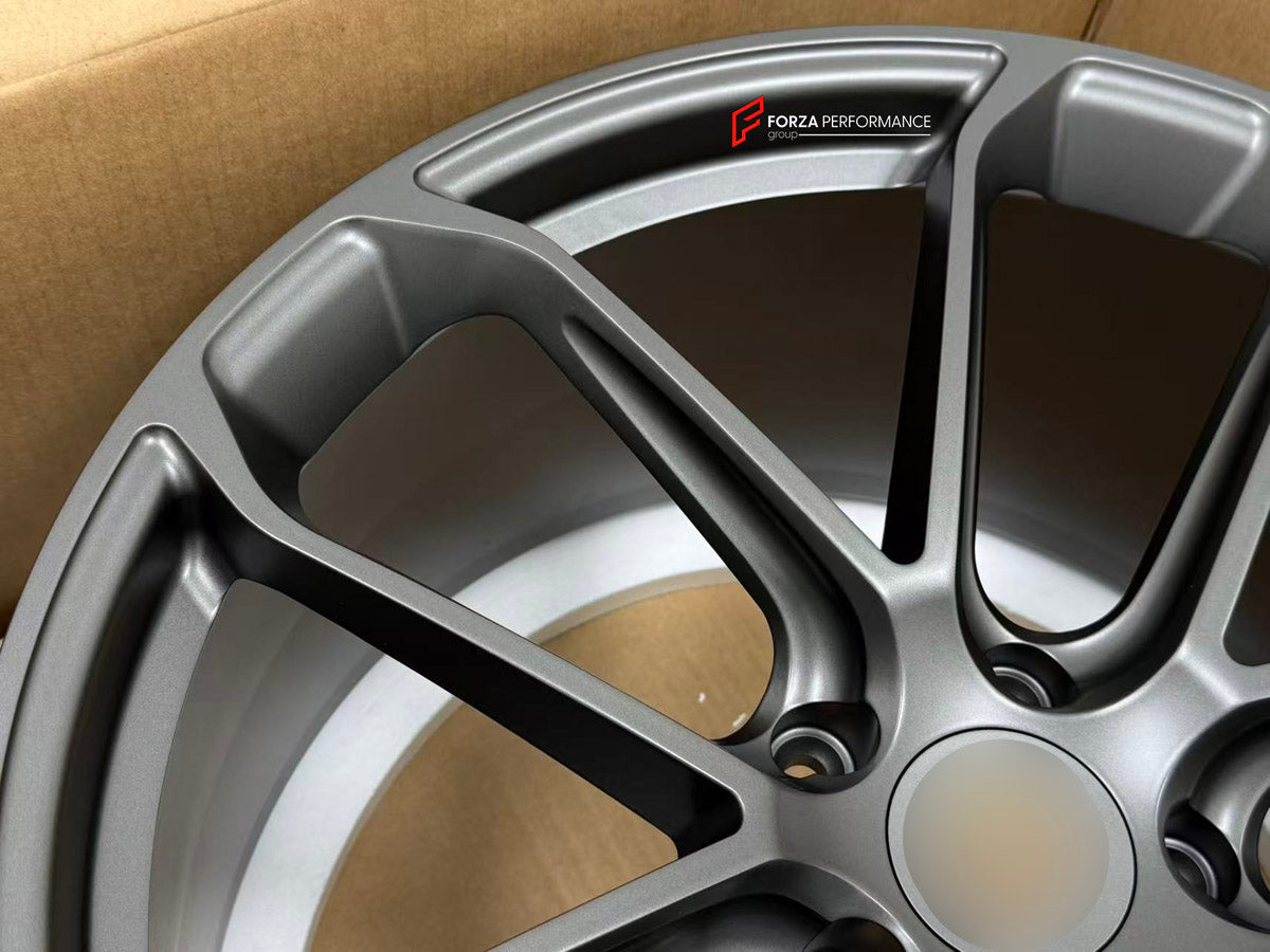 We manufacture premium quality forged wheels rims for Porsche CAYENNE GTS 2025 in any design, size, color.

WHEEL SIZE:

Front: 22 x 10 ET 48
Rear: 22 x 11.5 ET 52
PCD: 5 x 130
CB: 71.6
Finish: Satin Gunmetal
Material: 6061-T6 Forged Aluminum
THIS WHEEL DESIGN CAN BE CUSTOM-MADE FOR YOUR CAR IN ANY SIZE AND COLOR OPTIONS
Available in monoblock, 2-piece, 3-piece, duoblock, beadlock
3D wheel renderings are provided according to the exact dimensions and specifications requested by the client, ensuring proper f