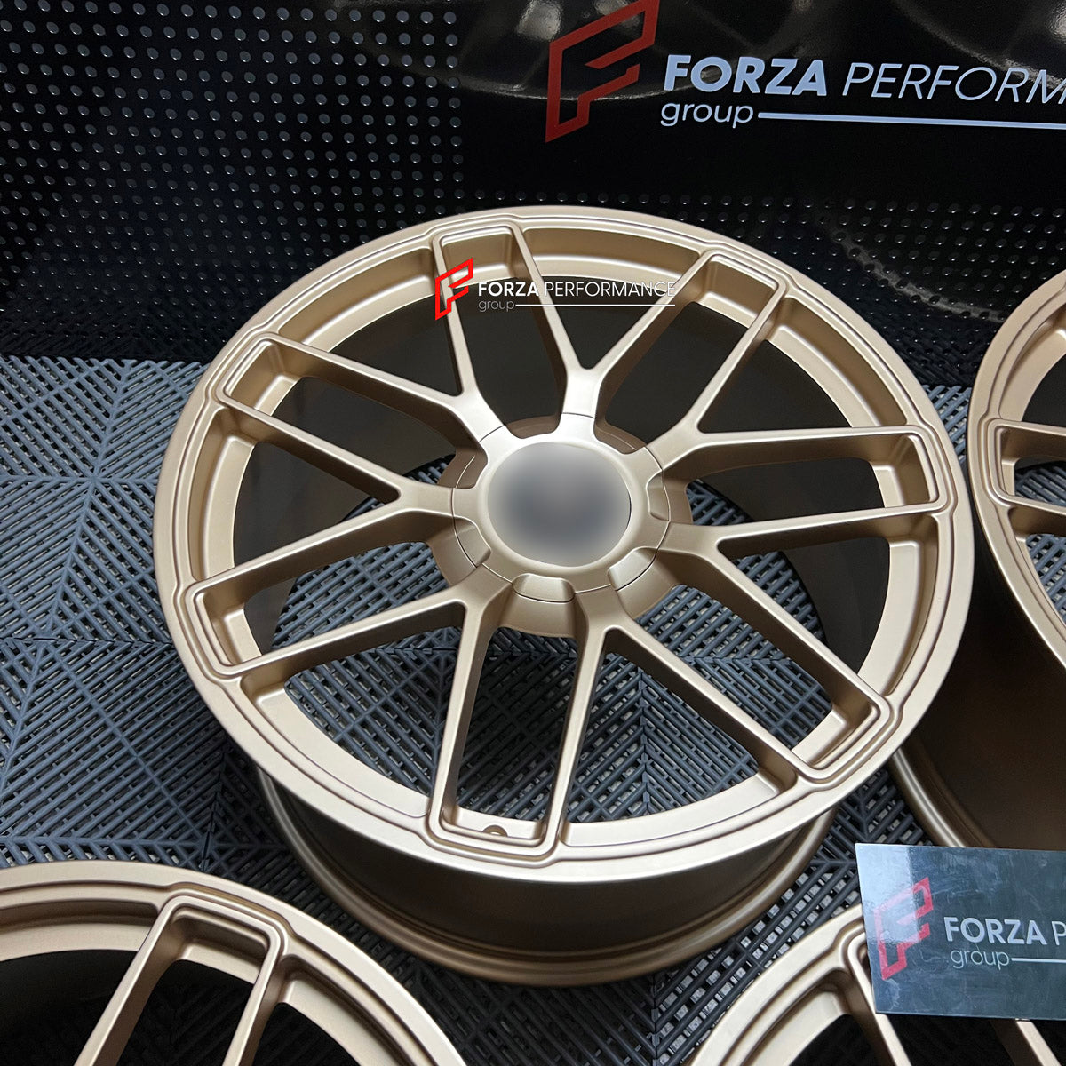 We manufactured premium quality forged wheels rims for our client's Porsche Cayenne GTS 2026+ with the following specifications:

WHEEL SIZE:

Front: 22 x 10 ET 48
Rear: 22 x 11.5 ET 61
PCD: 5 x 130
CB: 71.6
Weight: Front: 14.00 kg (30.86 lbs) Rear: 14.25 kg (31.41 lbs)
Finish: Satin Gold
Material: 6061-T6 Forged Aluminum
THIS WHEEL DESIGN CAN BE CUSTOM-MADE FOR YOUR CAR IN ANY SIZE AND COLOR OPTIONS
Available in monoblock, 2-piece, 3-piece, duoblock, beadlock
3D wheel renderings are provided according to t