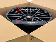22 INCH FORGED WHEELS RIMS for PORSCHE MACAN EV 2026 Forza Performance custom fit buy OEM PORSCHE RS SPYDER style design wheels
