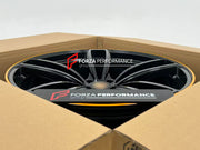 22 INCH FORGED WHEELS RIMS for PORSCHE MACAN EV GTS XAB 2026 custom fit buy TECHART Formula IV style design wheels