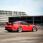 We manufacture premium quality forged wheels for PORSHE 991.2 GT3 2015 - 2020 in any design, size, color.

THIS WHEEL DESIGN CAN BE CUSTOM-MADE FOR YOUR CAR IN ANY SIZE AND COLOR OPTIONS
Available in monoblock, 2-piece, 3-piece, duoblock, beadlock
3D wheel renderings are provided according to the exact dimensions and specifications requested by the client, ensuring proper fitment for their car prior to production

OPTIONS: 

Brushed, polished, chrome, dual-color, milled face 
Floating s