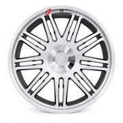 22 INCH FORGED WHEELS RIMS for ROLLS ROYCE CULLINAN GHOST PHANTOM 2017+ FORZA PERFORMANCE Mansory Style

We manufacture premium quality forged wheels rims for Rolls Royce Cullinan Ghost Phantom 2017+ in any design, size, color.

WHEEL SIZE:

Front: 22 x 8.5 ET 35
Rear: 22 x 9.5 ET 35
PCD: 5 x 112
CB: 66.6
Finish: Polished
Material: 6061-T6 Forged Aluminum
THIS WHEEL DESIGN CAN BE CUSTOM-MADE FOR YOUR CAR IN ANY SIZE AND COLOR OPTIONS
Available in monoblock, 2-piece, 3-piece, duoblock, beadlock
3D wheel rend