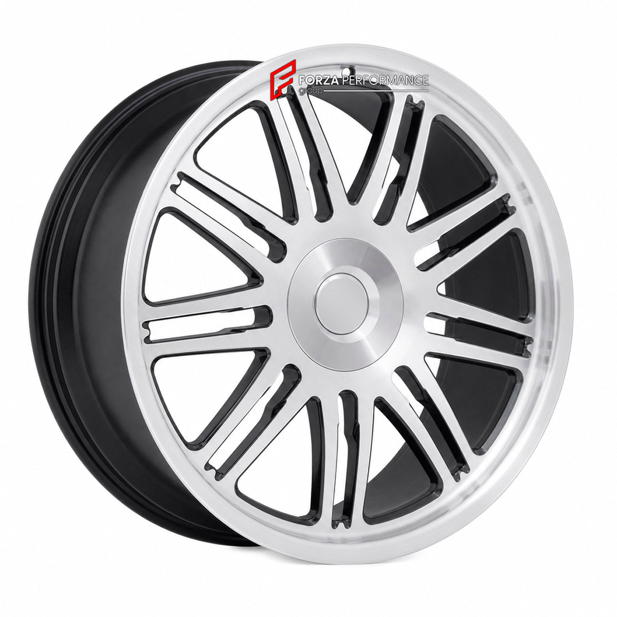 22 INCH FORGED WHEELS RIMS for ROLLS ROYCE CULLINAN GHOST PHANTOM 2017+ FORZA PERFORMANCE Mansory Style

We manufacture premium quality forged wheels rims for Rolls Royce Cullinan Ghost Phantom 2017+ in any design, size, color.

WHEEL SIZE:

Front: 22 x 8.5 ET 35
Rear: 22 x 9.5 ET 35
PCD: 5 x 112
CB: 66.6
Finish: Polished
Material: 6061-T6 Forged Aluminum
THIS WHEEL DESIGN CAN BE CUSTOM-MADE FOR YOUR CAR IN ANY SIZE AND COLOR OPTIONS
Available in monoblock, 2-piece, 3-piece, duoblock, beadlock
3D wheel rend