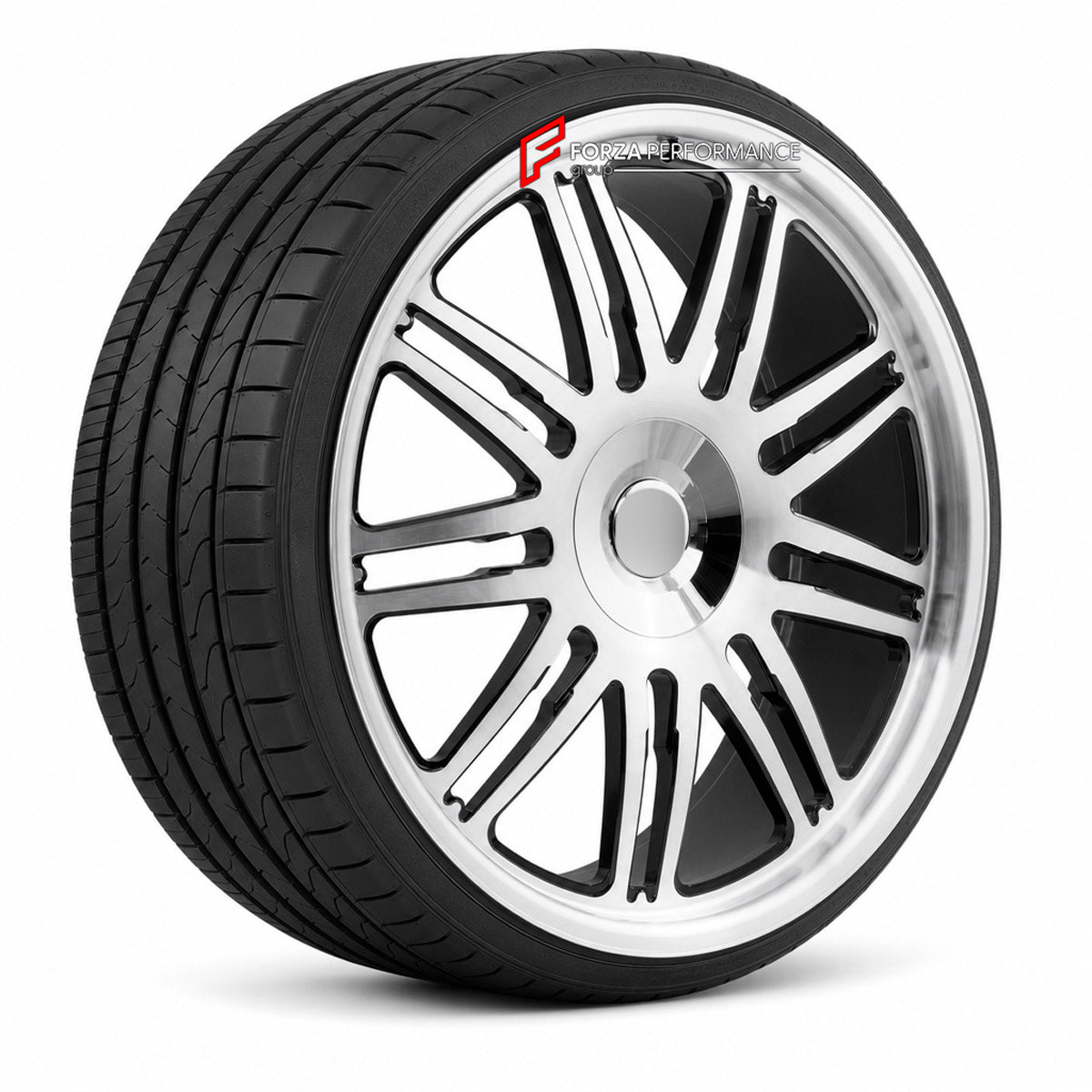 22 INCH FORGED WHEELS RIMS for ROLLS ROYCE CULLINAN GHOST PHANTOM 2017+ FORZA PERFORMANCE Mansory Style

We manufacture premium quality forged wheels rims for Rolls Royce Cullinan Ghost Phantom 2017+ in any design, size, color.

WHEEL SIZE:

Front: 22 x 8.5 ET 35
Rear: 22 x 9.5 ET 35
PCD: 5 x 112
CB: 66.6
Finish: Polished
Material: 6061-T6 Forged Aluminum
THIS WHEEL DESIGN CAN BE CUSTOM-MADE FOR YOUR CAR IN ANY SIZE AND COLOR OPTIONS
Available in monoblock, 2-piece, 3-piece, duoblock, beadlock
3D wheel rend