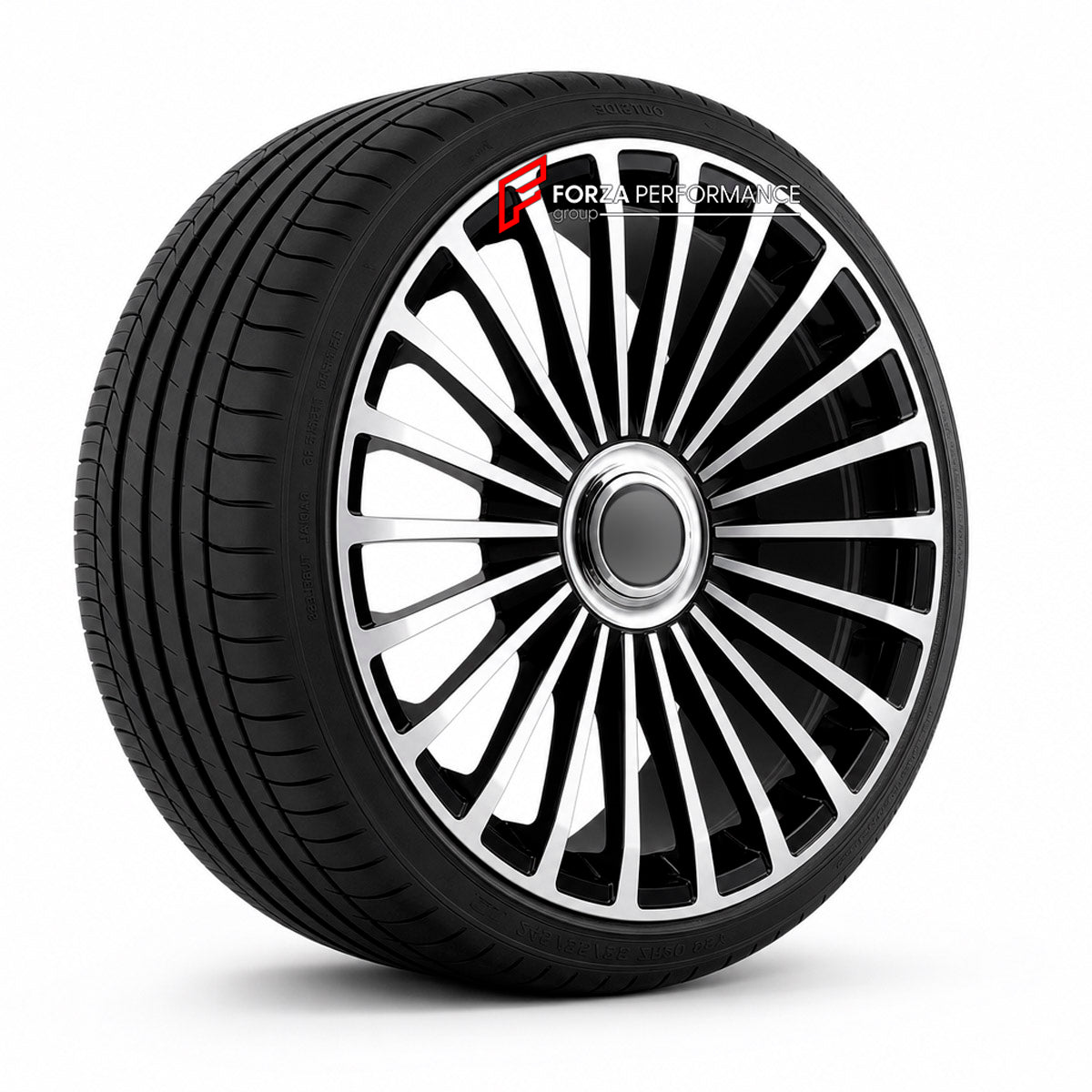 22 INCH FORGED WHEELS RIMS for ROLLS ROYCE CULLINAN SERIES 2 2024+ FORZA PERFORMANCE Mansory Style

We manufacture premium quality forged wheels rims for Rolls Royce Cullinan Series 2 2024+ in any design, size, color.

WHEEL SIZE:

Front: 22 x 9 ET 10
Rear: 22 x 10.5 ET 17
PCD: 5 x 120
CB: 72.6
Finish: Gloss Black with Machined Face
Material: 6061-T6 Forged Aluminum
THIS WHEEL DESIGN CAN BE CUSTOM-MADE FOR YOUR CAR IN ANY SIZE AND COLOR OPTIONS
Available in monoblock, 2-piece, 3-piece, duoblock, beadlock
3D