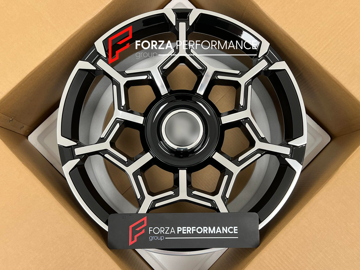 22 INCH FORGED WHEELS RIMS for ROLLS ROYCE DAWN RR6 2019 BLACK BADGE Forza Performance custom fit buy OEM Rolls Royce Black Badge style design wheels