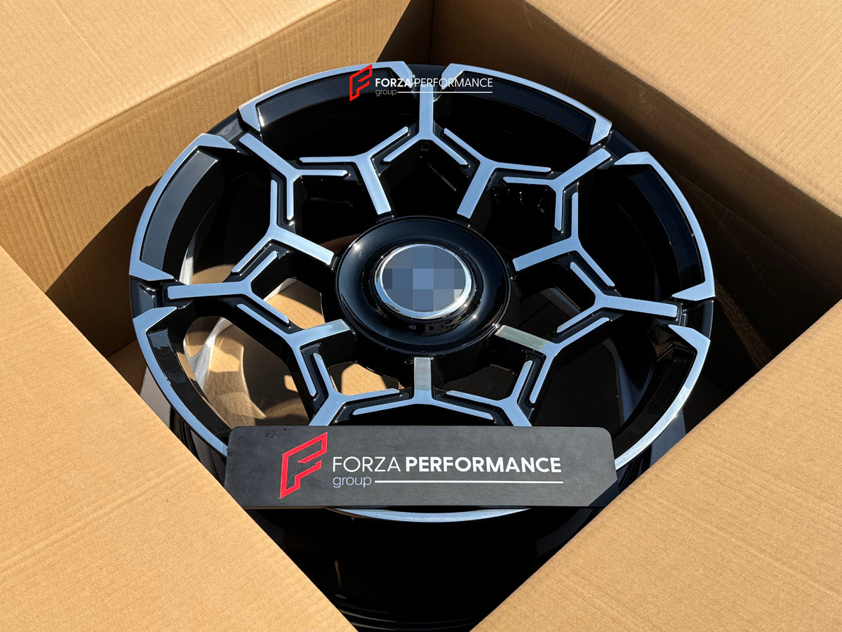 22 INCH FORGED WHEELS RIMS for ROLLS-ROYCE GHOST II 2022 custom fit OEM BLACK BADGE WHEELS