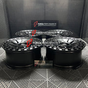 22 INCH FORGED WHEELS RIMS for TESLA CYBERTRUCK 2026 custom fit buy Forza Performance Black Rhino Barrage style design wheels