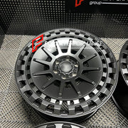 22 INCH FORGED WHEELS RIMS for TESLA CYBERTRUCK 2026 custom fit buy Forza Performance Black Rhino Barrage style design wheels