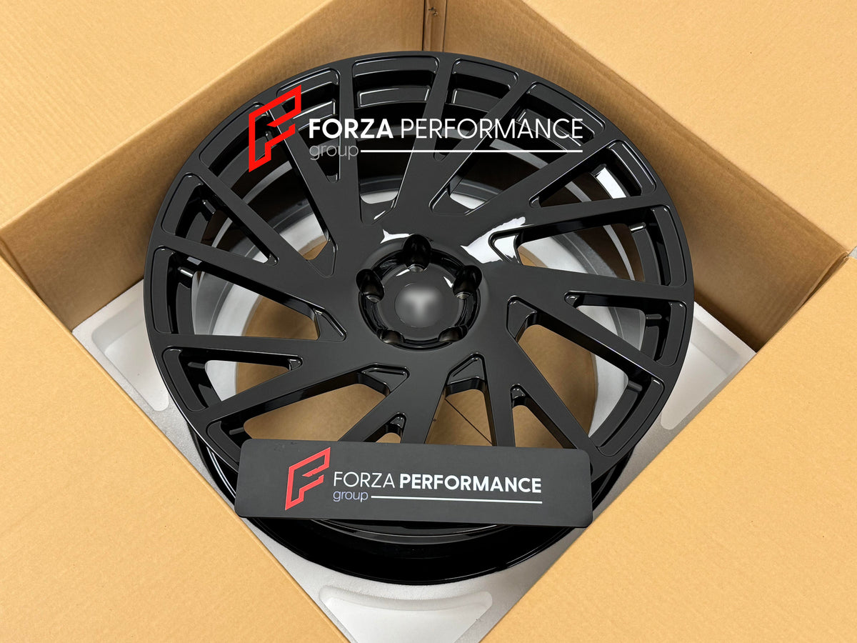 22 INCH FORGED WHEELS RIMS for TESLA MODEL X 2019 Forza Performance custom fit buy LS Forged FG49R BK style design wheels