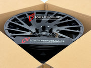 22 INCH FORGED WHEELS RIMS for TESLA MODEL X 2019 Forza Performance custom fit buy LS Forged FG49R BK style design wheels