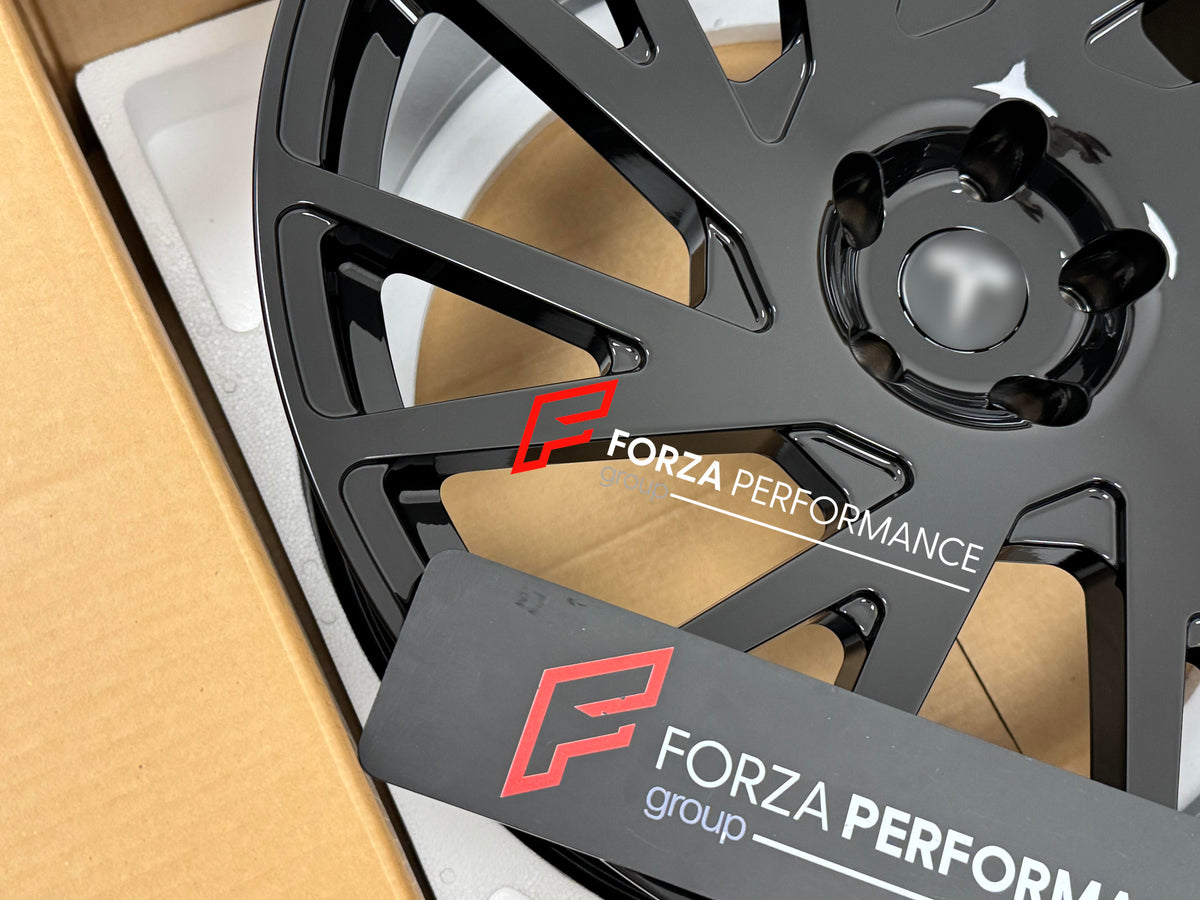 22 INCH FORGED WHEELS RIMS for TESLA MODEL X 2019 Forza Performance custom fit buy LS Forged FG49R BK style design wheels