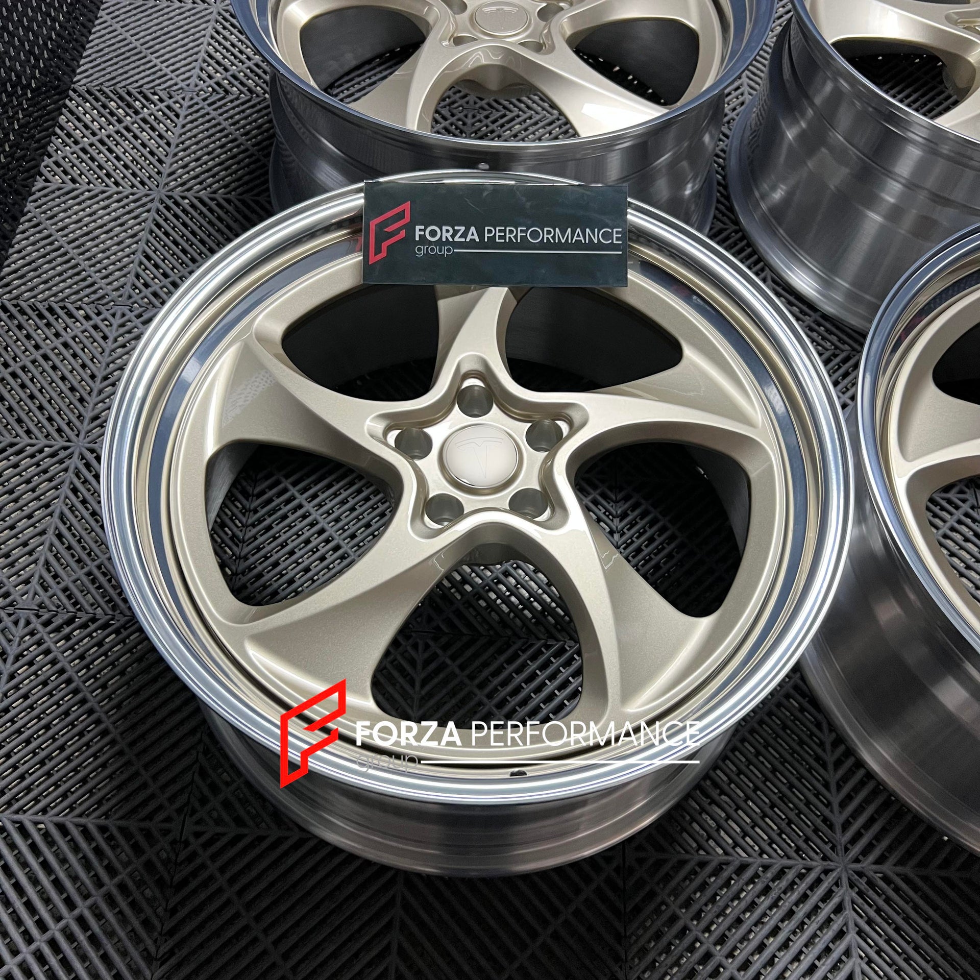 22 INCH FORGED WHEELS RIMS for TESLA MODEL X 2022 Forza Performance custom fit buy 522M style design wheels