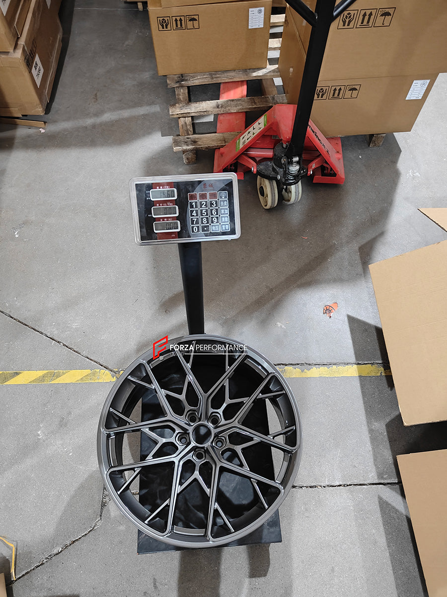 22 INCH FORGED WHEELS RIMS for TESLA MODEL X FACELIFT 2024 custom fit FF10