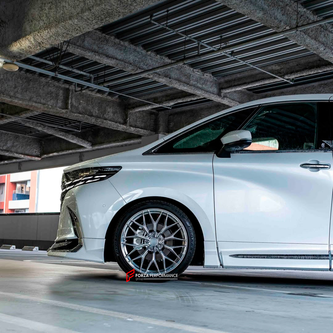 We manufacture premium quality forged wheels for TOYOTA ALPHARD IV AH40 2023 - 2026&nbsp;in any design, size, color.

THIS WHEEL DESIGN CAN BE CUSTOM-MADE FOR YOUR CAR IN ANY SIZE AND COLOR OPTIONS
Available in monoblock, 2-piece, 3-piece, duoblock, beadlock
3D wheel renderings are provided according to the exact dimensions and specifications requested by the client, ensuring proper fitment for their car prior to production

OPTIONS:&nbsp;

Brushed, polished, chrome, dual-color, milled face&nbsp;&nbsp;
Floa