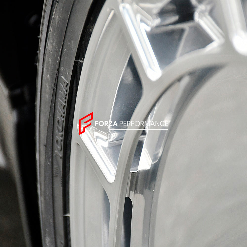 We manufactured premium quality forged wheels rims for our client's LEXUS LX600 2021+ with the following specifications:

WHEEL SIZE:

PCD: 6 x 139.7
CB: 95.1
THIS WHEEL DESIGN CAN BE CUSTOM-MADE FOR YOUR CAR IN ANY SIZE AND COLOR OPTIONS
Available in monoblock, 2-piece, 3-piece, duoblock, beadlock
3D wheel renderings are provided according to the exact dimensions and specifications requested by the client, ensuring proper fitment for their car prior to production

OPTIONS: 

Brushed, polished, ch