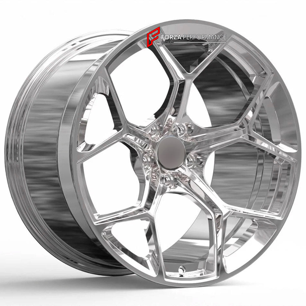 23 INCH FORGED WHEELS RIMS for LAMBORGHINI REVUELTO SV 2026+ FORZA PERFORMANCE QUATRIX Style