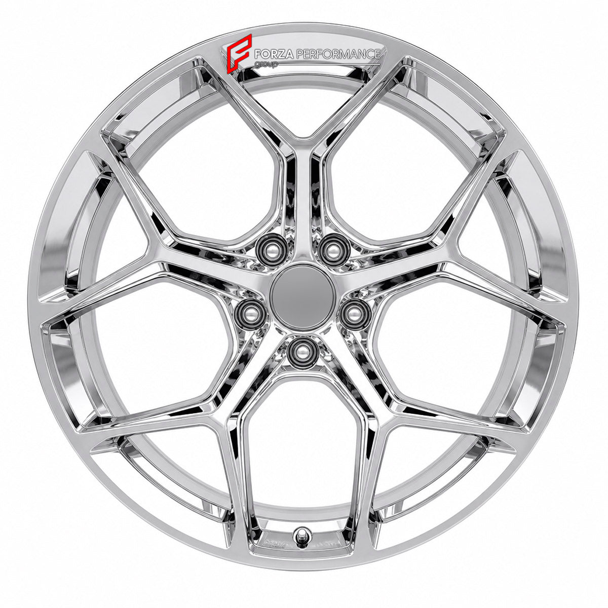 23 INCH FORGED WHEELS RIMS for LAMBORGHINI REVUELTO SV 2026+ FORZA PERFORMANCE QUATRIX Style