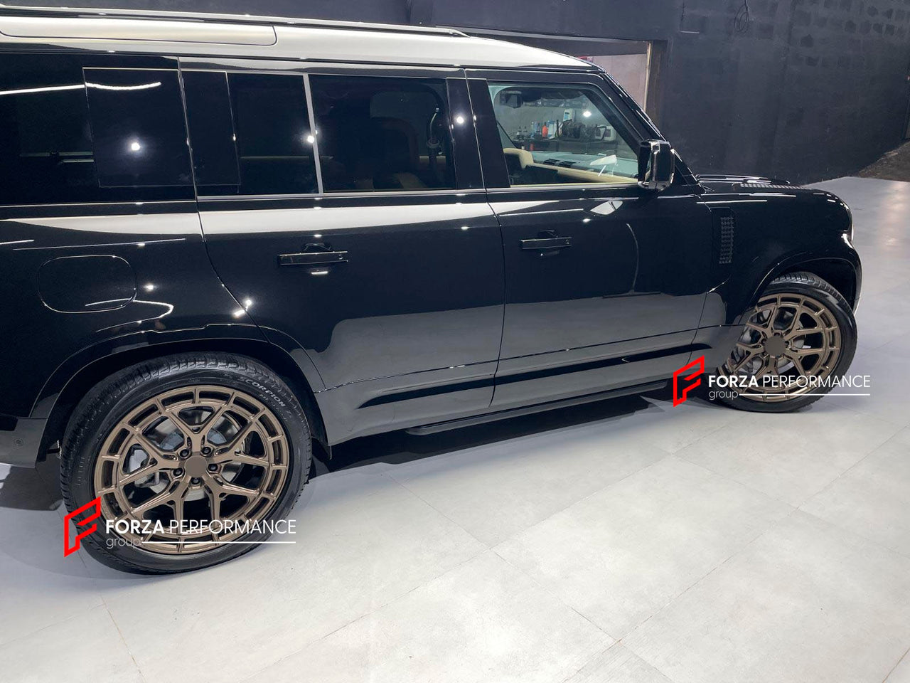 23 INCH FORGED WHEELS RIMS for LAND ROVER DEFENDER 2025 L663 custom fit buy VOSSEN HFX 1 style wheels