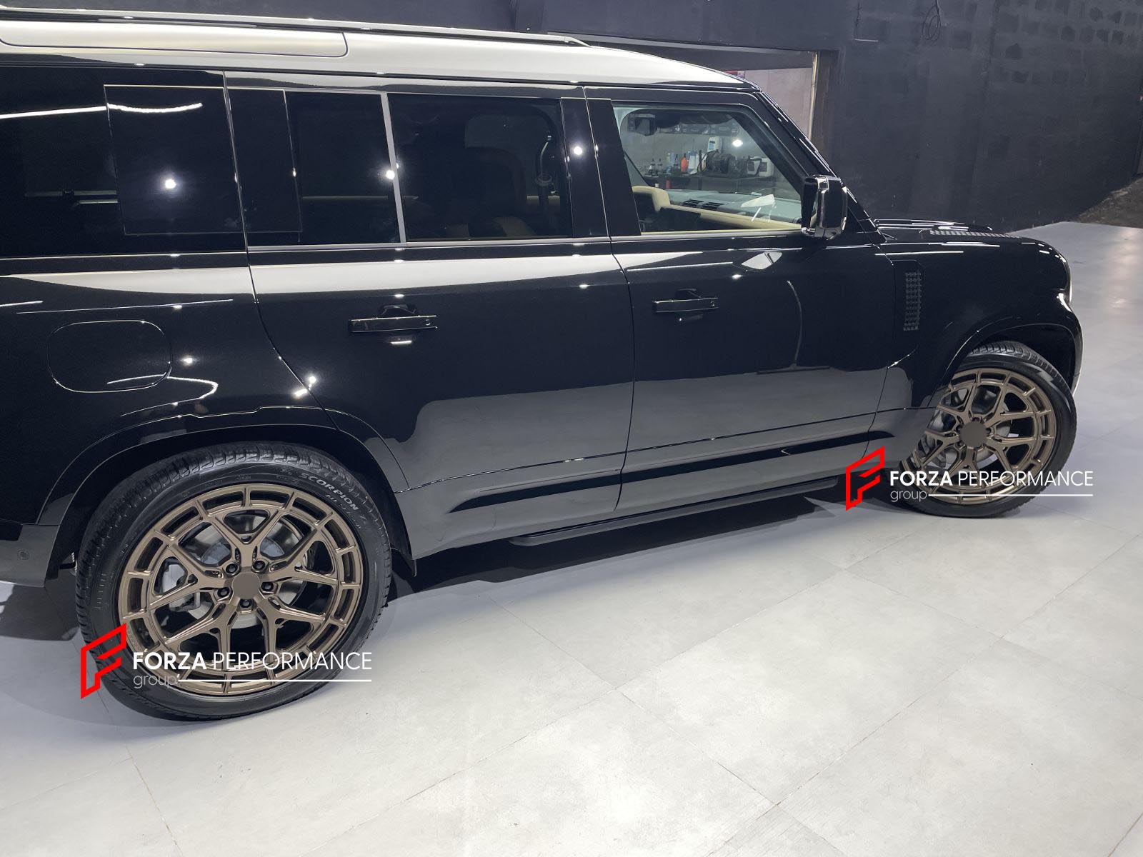 23 INCH FORGED WHEELS RIMS for LAND ROVER DEFENDER 2025 L663 custom fit buy VOSSEN HFX 1 style wheels