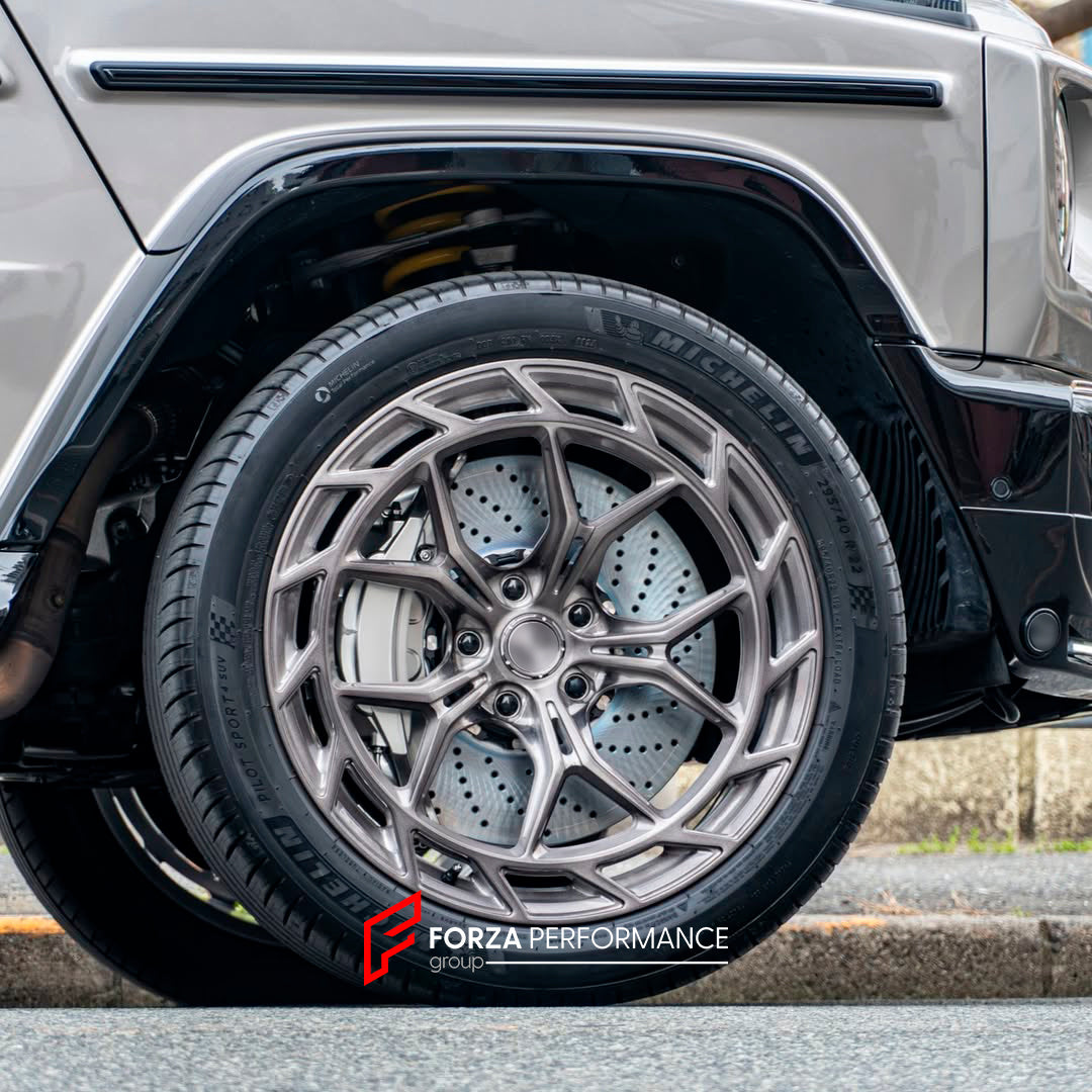 We manufacture premium quality forged wheels for MERCEDES BENZ G CLASS 400D W464 2018 - 2024&nbsp;in any design, size, color.

THIS WHEEL DESIGN CAN BE CUSTOM-MADE FOR YOUR CAR IN ANY SIZE AND COLOR OPTIONS
Available in monoblock, 2-piece, 3-piece, duoblock, beadlock
3D wheel renderings are provided according to the exact dimensions and specifications requested by the client, ensuring proper fitment for their car prior to production

OPTIONS:&nbsp;

Brushed, polished, chrome, dual-color, milled face&nbsp;&n