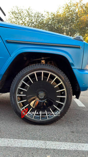 23 INCH FORGED WHEELS RIMS for MERCEDES BENZ G-CLASS G580 EQ W465 2026 custom fit buy Monoblock ZM style design wheels