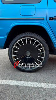 23 INCH FORGED WHEELS RIMS for MERCEDES BENZ G-CLASS G580 EQ W465 2026 custom fit buy Monoblock ZM style design wheels