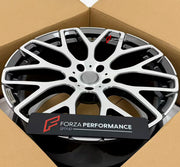 We manufacture premium quality forged wheels rims for Mercedes Benz G63 W464 2018+ in any design, size, color.

WHEEL SIZE:

Front: 23 x 11 ET 60
Rear: 23 x 11 ET 60
PCD: 5 x 130
CB: 84.1
Finish: Gloss Gunmetal and Machined Face
Material: 6061-T6 Forged Aluminum
THIS WHEEL DESIGN CAN BE CUSTOM-MADE FOR YOUR CAR IN ANY SIZE AND COLOR OPTIONS
Available in monoblock, 2-piece, 3-piece, duoblock, beadlock
3D wheel renderings are provided according to the exact dimensions and specifications requested by the clien