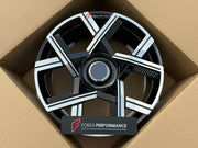 23 INCH FORGED WHEELS RIMS for ROLLS ROYCE CULLINAN BLACK BADGE  2019 custom fit OEM