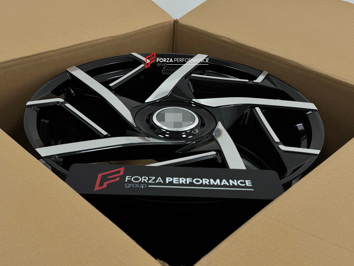 23 INCH FORGED WHEELS RIMS for ROLLS-ROYCE SPECTRE 2025 custom fit OEM BLACK BADGE WHEELS