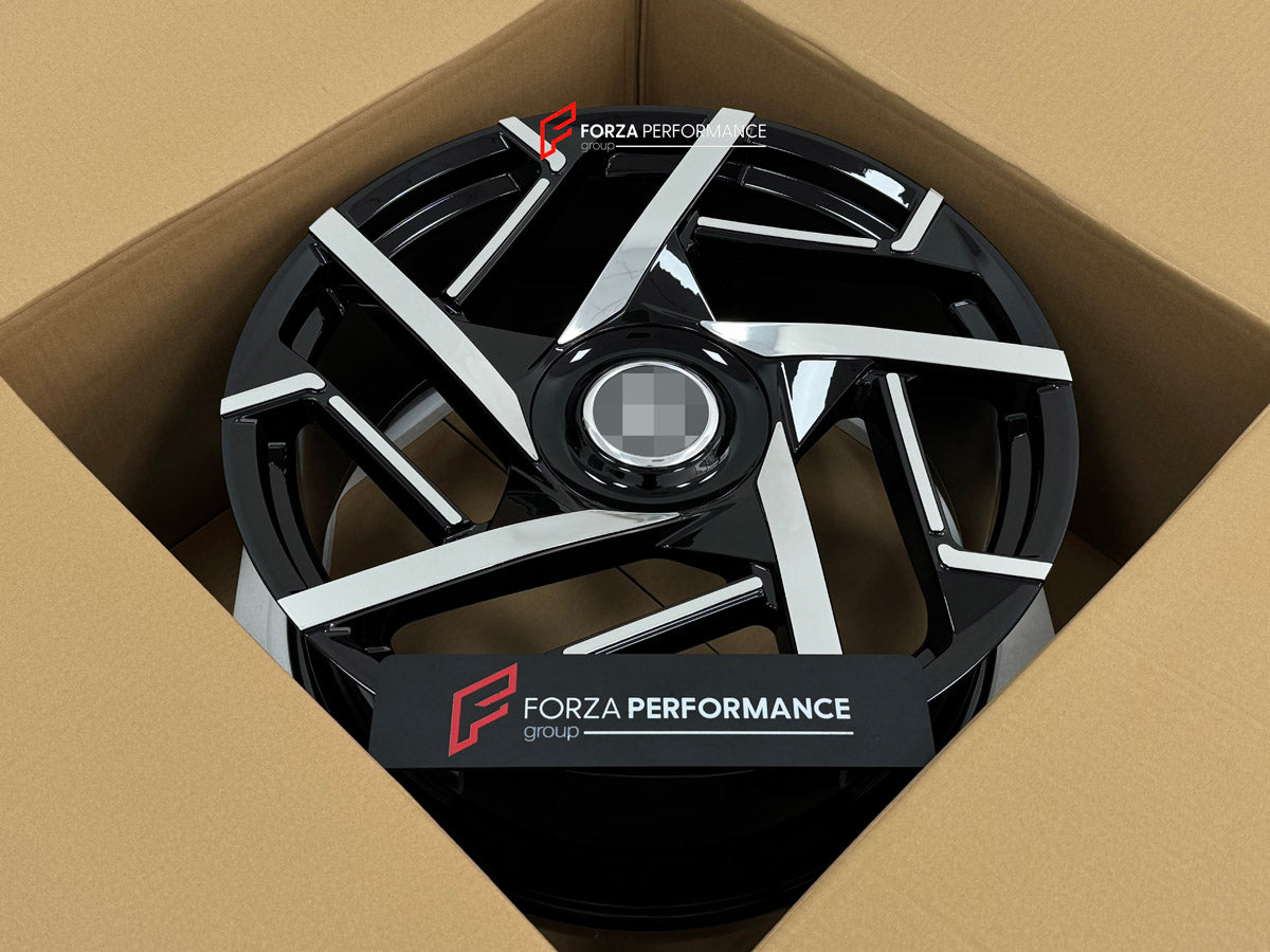 23 INCH FORGED WHEELS RIMS for ROLLS-ROYCE SPECTRE 2025 custom fit OEM BLACK BADGE WHEELS