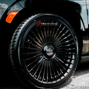 We manufacture premium quality forged wheels rims for Cadillac Vistiq 2025+ in any design, size, color.

WHEEL SIZE:

Front: 24 x 10 ET 40
Rear: 24 x 10 ET 40
PCD: 5 x 112
CB: 66.5
Finish: Gloss Black
Material: 6061-T6 Forged Aluminum
THIS WHEEL DESIGN CAN BE CUSTOM-MADE FOR YOUR CAR IN ANY SIZE AND COLOR OPTIONS
Available in monoblock, 2-piece, 3-piece, duoblock, beadlock
3D wheel renderings are provided according to the exact dimensions and specifications requested by the client, ensuring proper fitment f