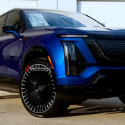 We manufacture premium quality forged wheels rims for Cadillac Vistiq 2025+ in any design, size, color.

WHEEL SIZE:

Front: 24 x 10 ET 40
Rear: 24 x 10 ET 40
PCD: 5 x 112
CB: 66.5
Finish: Gloss Black
Material: 6061-T6 Forged Aluminum
THIS WHEEL DESIGN CAN BE CUSTOM-MADE FOR YOUR CAR IN ANY SIZE AND COLOR OPTIONS
Available in monoblock, 2-piece, 3-piece, duoblock, beadlock
3D wheel renderings are provided according to the exact dimensions and specifications requested by the client, ensuring proper fitment f