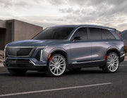 We manufacture premium quality forged wheels rims for Cadillac Vistiq 2025+ in any design, size, color.

WHEEL SIZE:

Front: 24 x 10 ET 40
Rear: 24 x 10 ET 40
PCD: 5 x 112
CB: 66.5
Finish: Brushed Silver
Material: 6061-T6 Forged Aluminum
THIS WHEEL DESIGN CAN BE CUSTOM-MADE FOR YOUR CAR IN ANY SIZE AND COLOR OPTIONS
Available in monoblock, 2-piece, 3-piece, duoblock, beadlock
3D wheel renderings are provided according to the exact dimensions and specifications requested by the client, ensuring proper fitmen