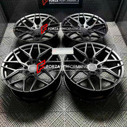 24 INCH FORGED WHEELS RIMS for GMC HUMMER EV 2026 custom fit buy Forza Performance Vossen HF-2 style design wheels