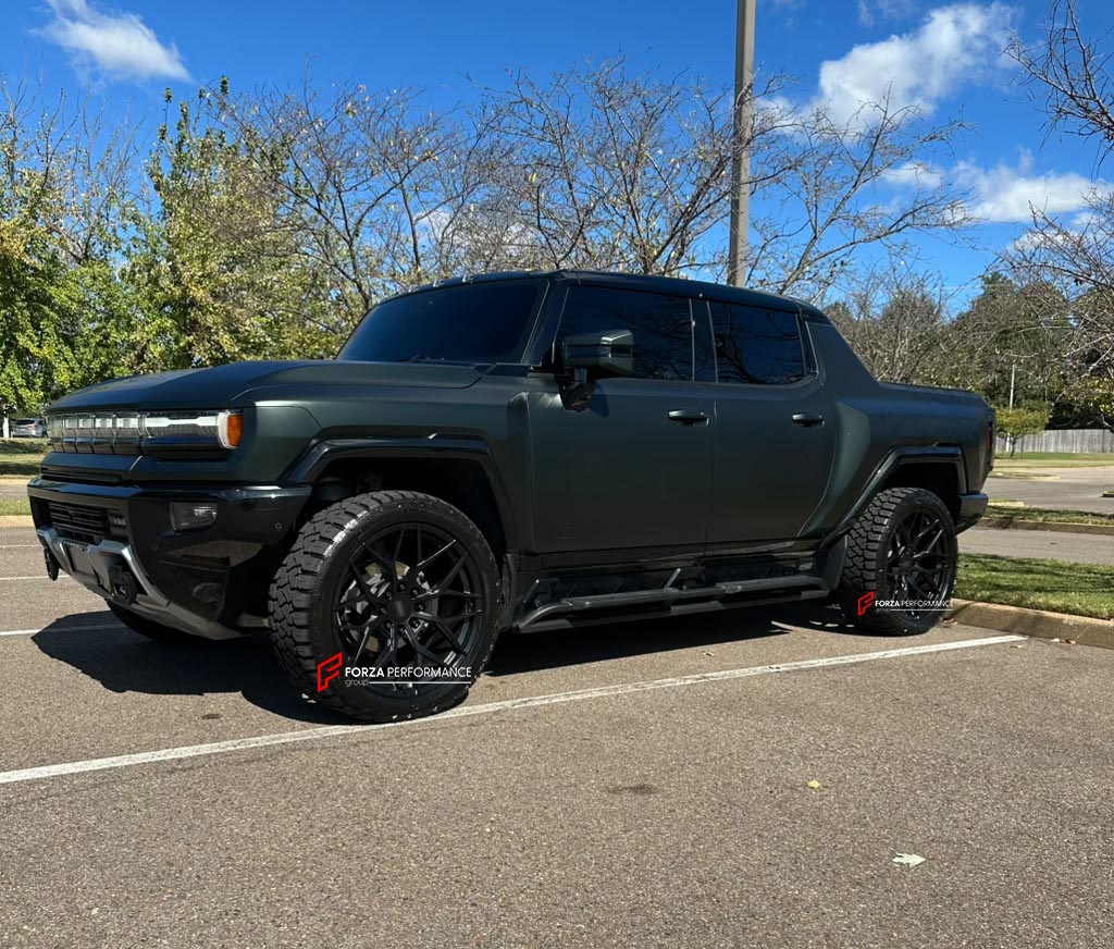 24 INCH FORGED WHEELS RIMS for GMC HUMMER EV 2026 custom fit buy Forza Performance Vossen HF-2 style design wheels