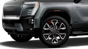We manufacture premium quality forged wheels rims for GMC Sierra EV Denali 2023+ in any design, size, color.

WHEEL SIZE:

Front: 24 x 9 ET 35
Rear: 24 x 9 ET 35
PCD: 8 x 165.1
CB: 116.7
Finish: High Gloss Black
Material: 6061-T6 Forged Aluminum
THIS WHEEL DESIGN CAN BE CUSTOM-MADE FOR YOUR CAR IN ANY SIZE AND COLOR OPTIONS
Available in monoblock, 2-piece, 3-piece, duoblock, beadlock
3D wheel renderings are provided according to the exact dimensions and specifications requested by the client, ensuring prope