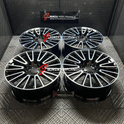 24 INCH FORGED WHEELS RIMS for MERCEDES BENZ G CLASS W464 2023 custom fit buy OEM Mercedes Benz 10 double spokes black A4654011000